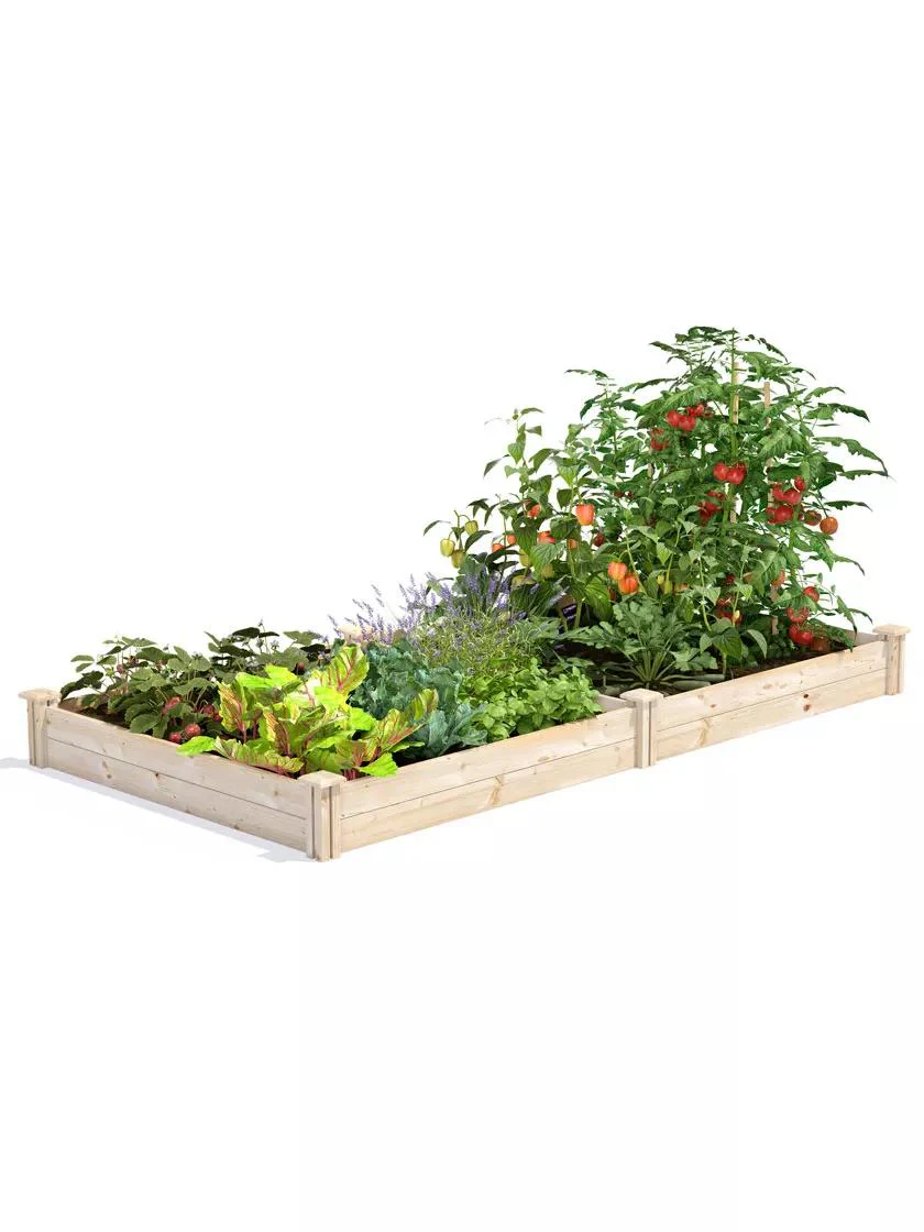 Pine Raised Garden Beds, 4'x8'