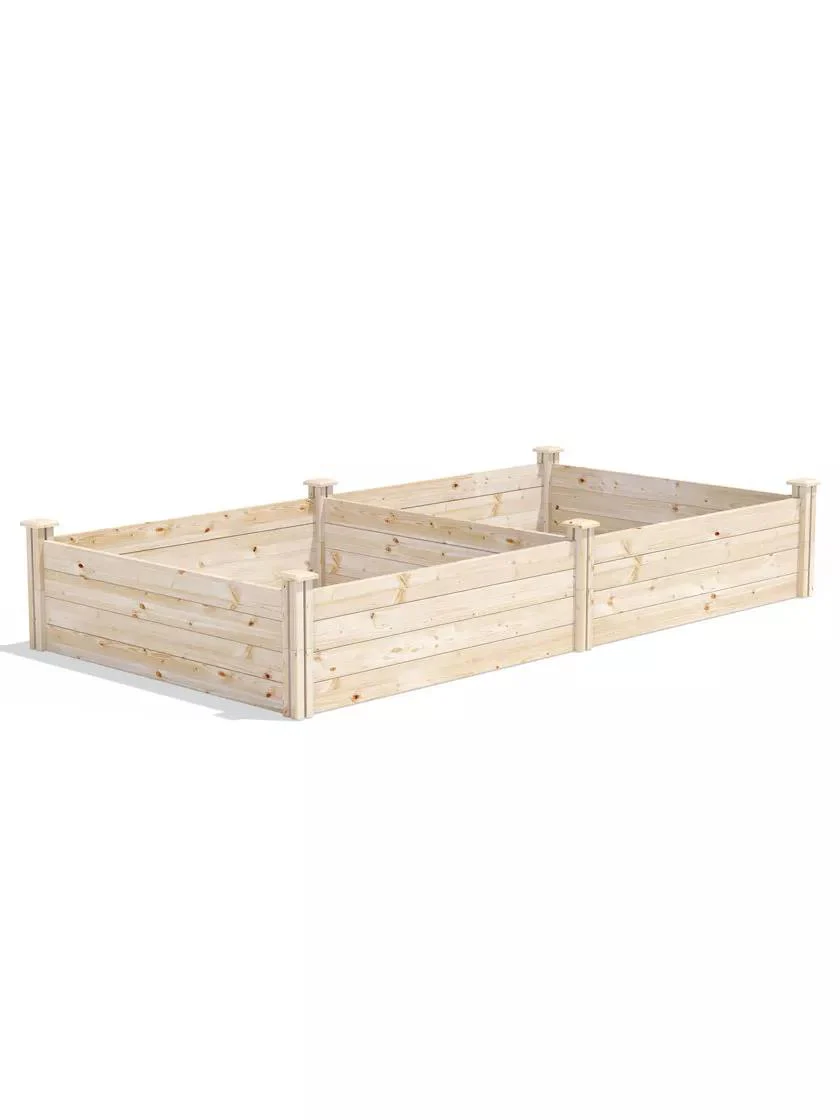 Pine Raised Garden Beds, 4'x8'
