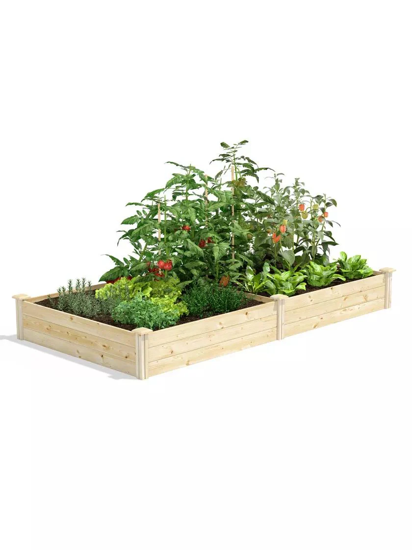 Pine Raised Garden Beds, 4'x8'