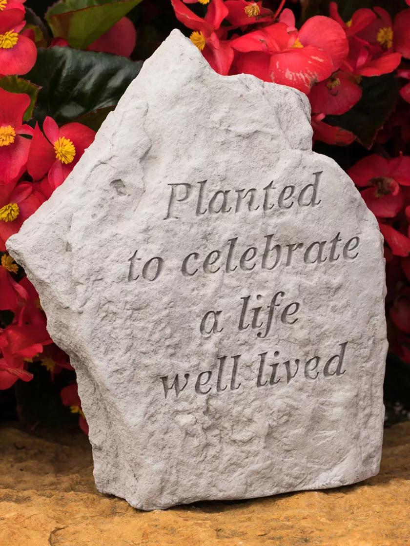 1009-planted-to-celebrate-a-life-well-lived-memorial-stone-1.jpg Planted to Celebrate a Life Well Lived Memorial Stone