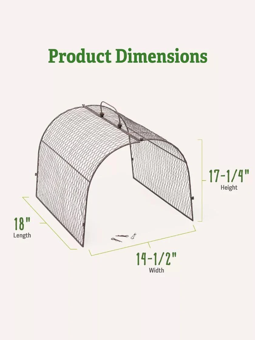 104-chicken-wire-row-cloche-mid-section-xl-2.webp Chicken Wire Row Cloche Mid-Section, XL
