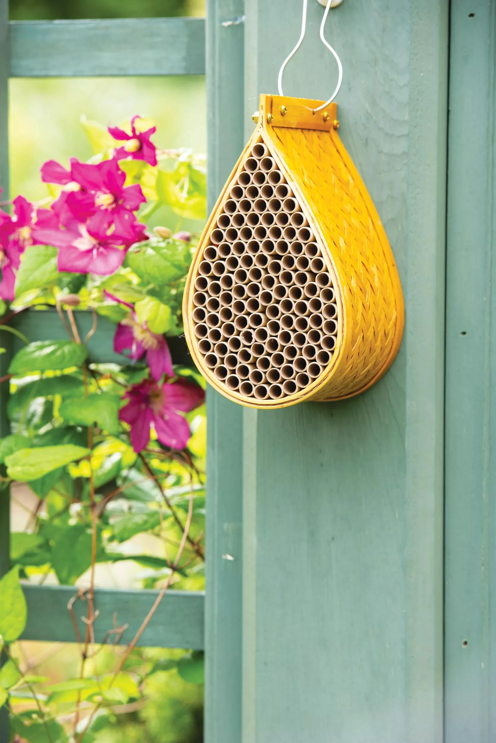 Teardrop Bamboo Mason Bee House