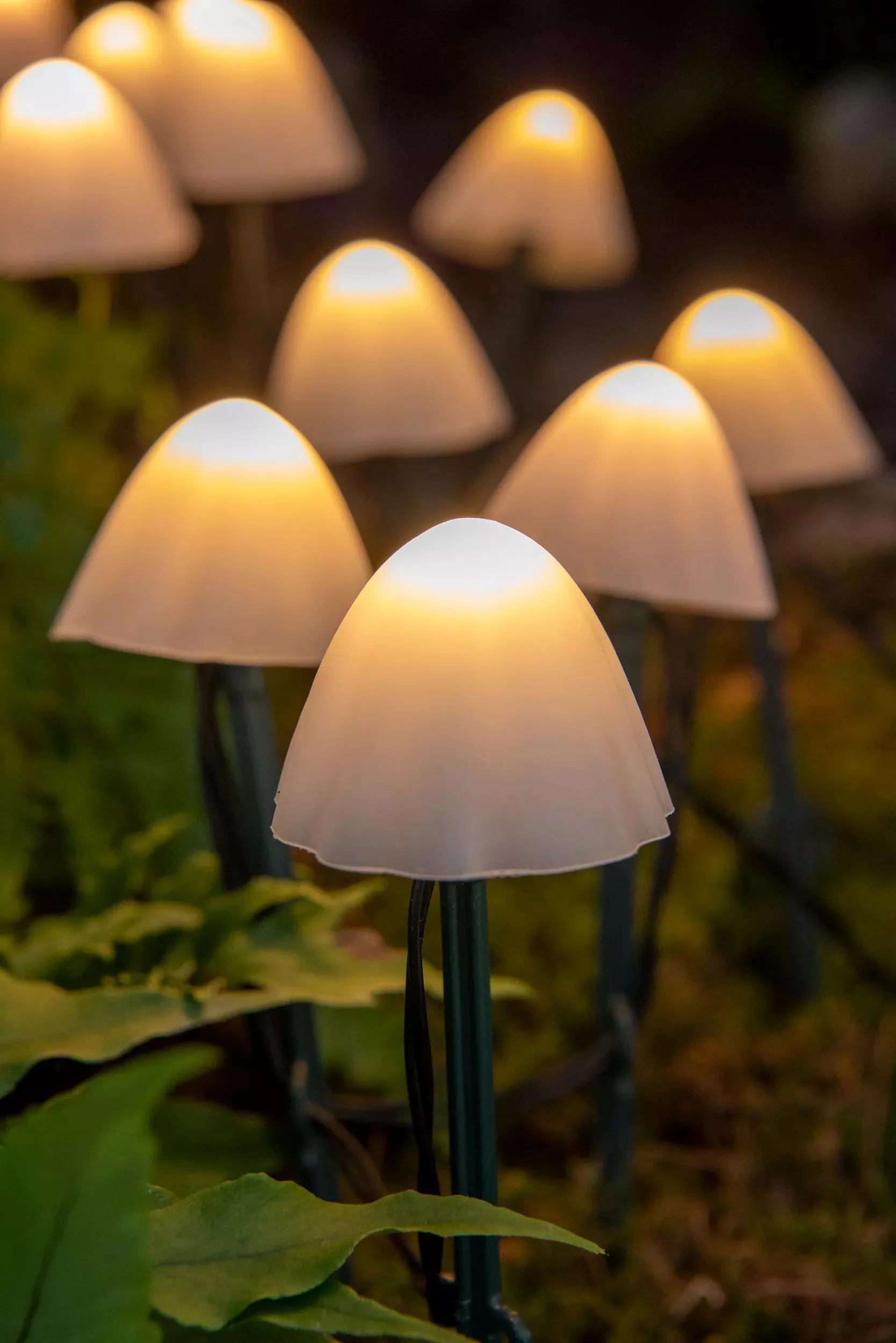 Tiny Mushroom Stake Lights