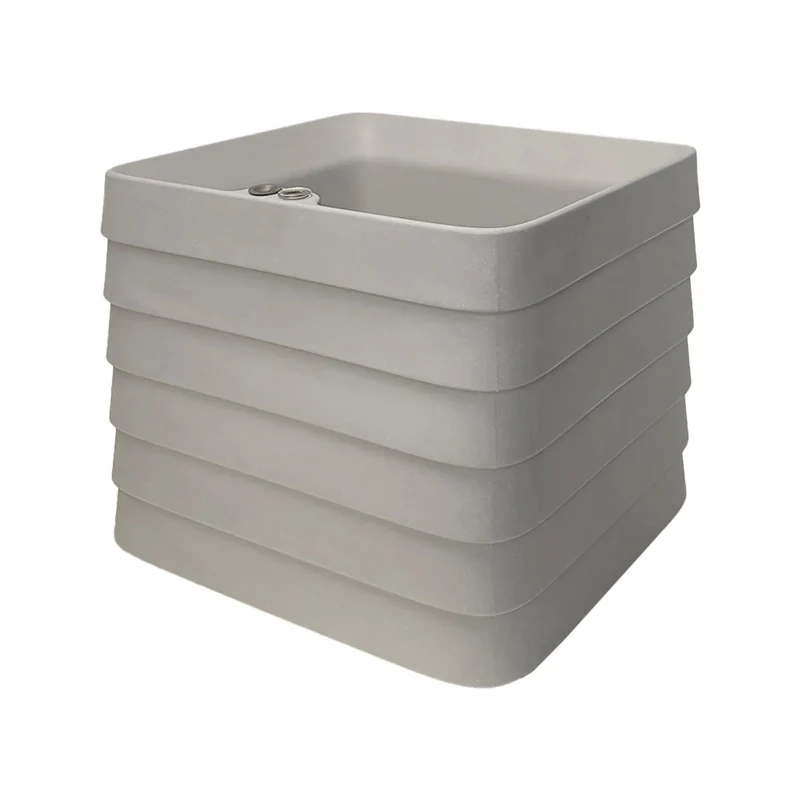 TruDrop Slat Planter Box