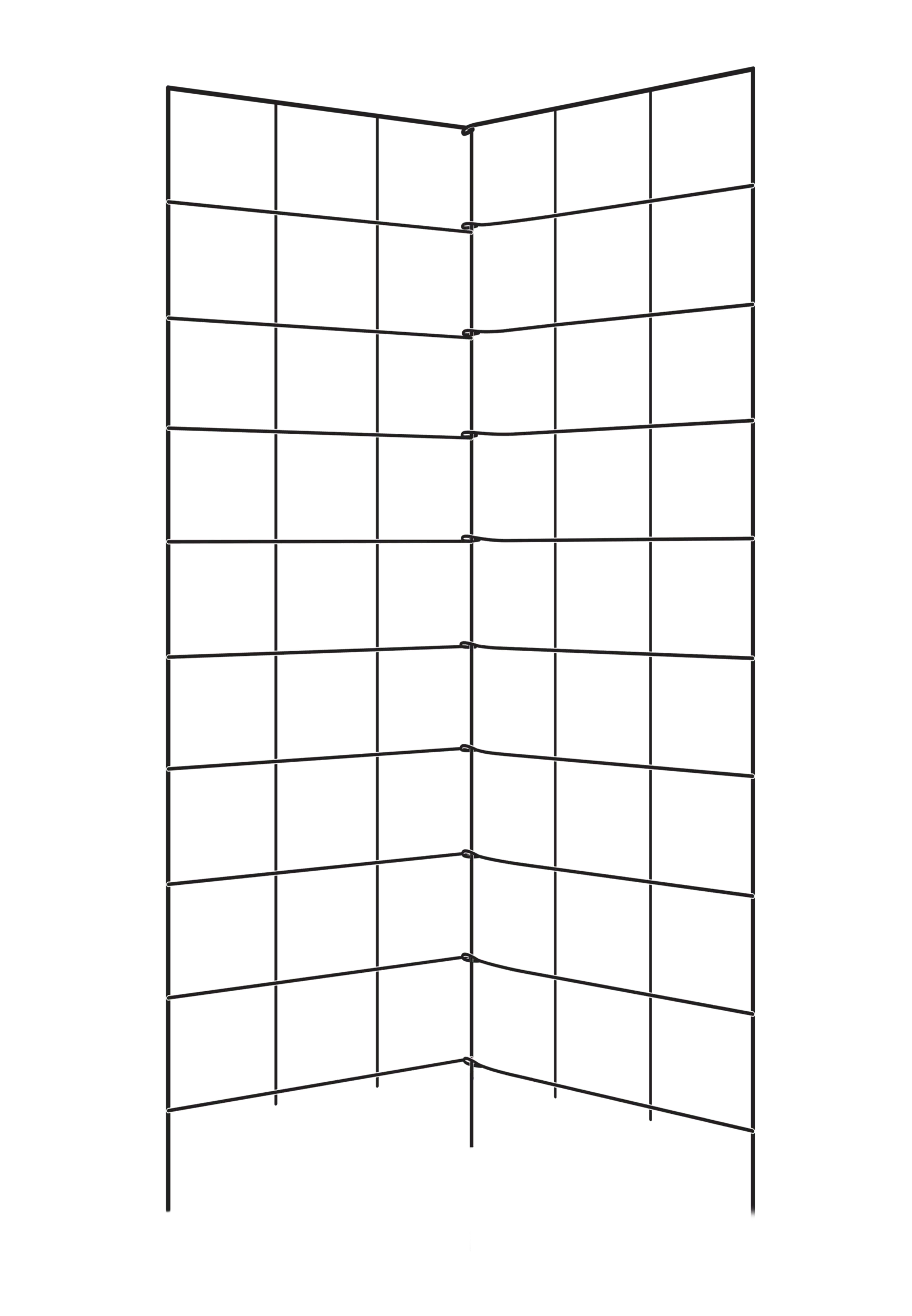 Two Panel Folding Trellis