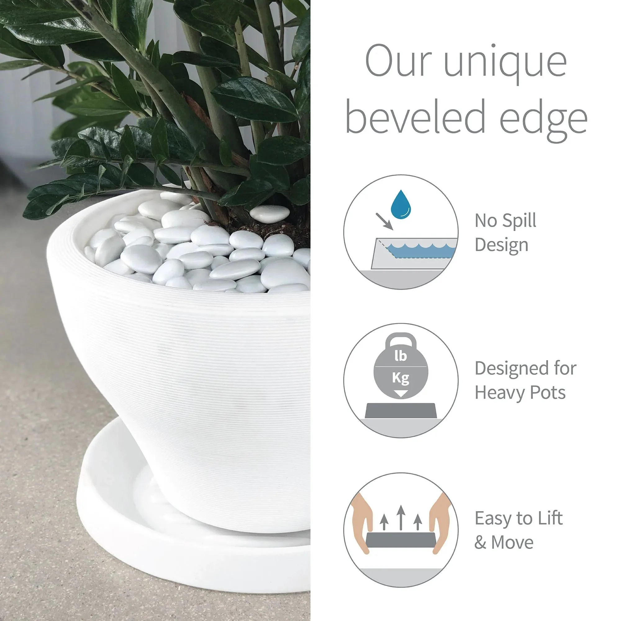 Universal Round Planter Saucers