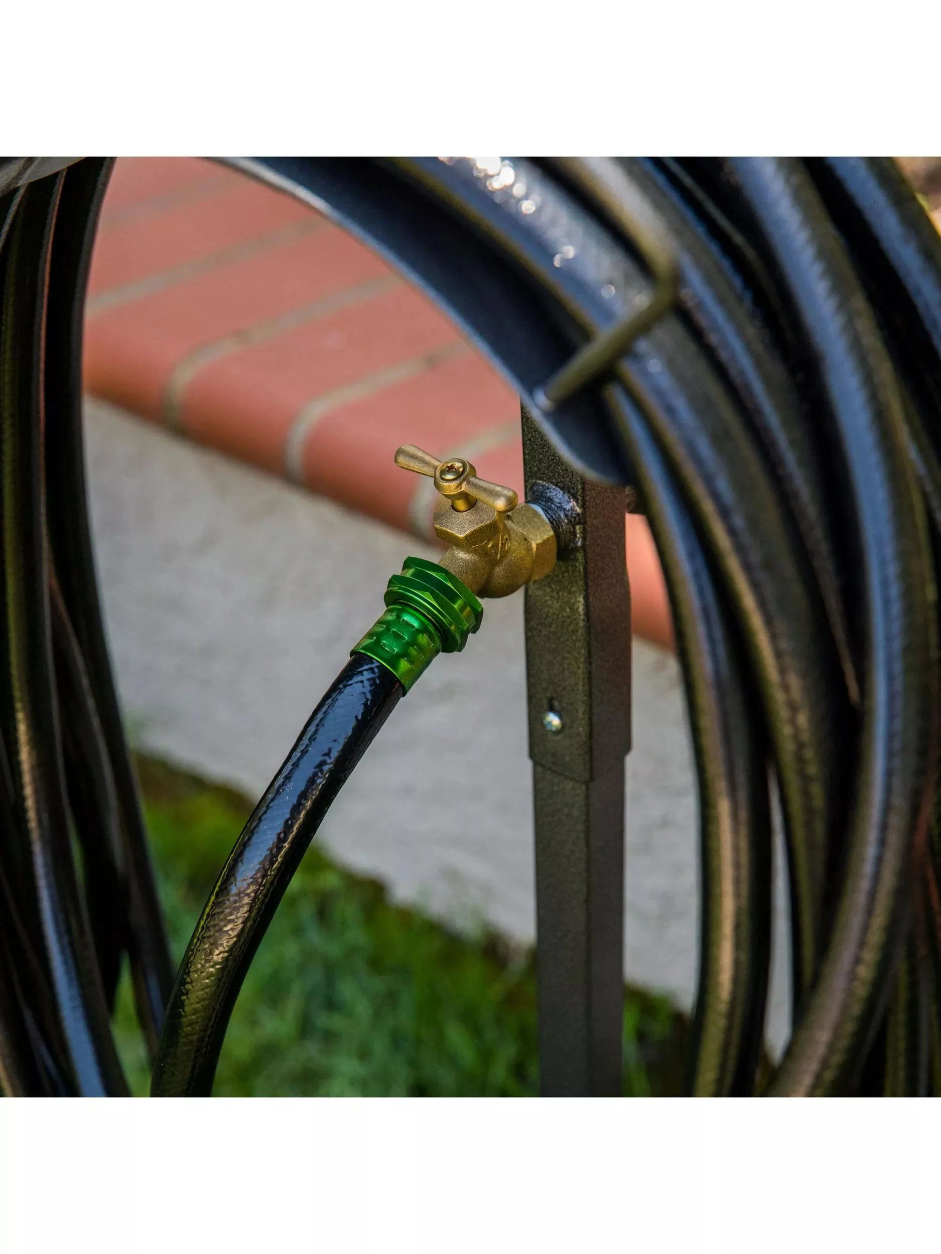 Yard Butler® Free Standing Hose Hanger with Faucet