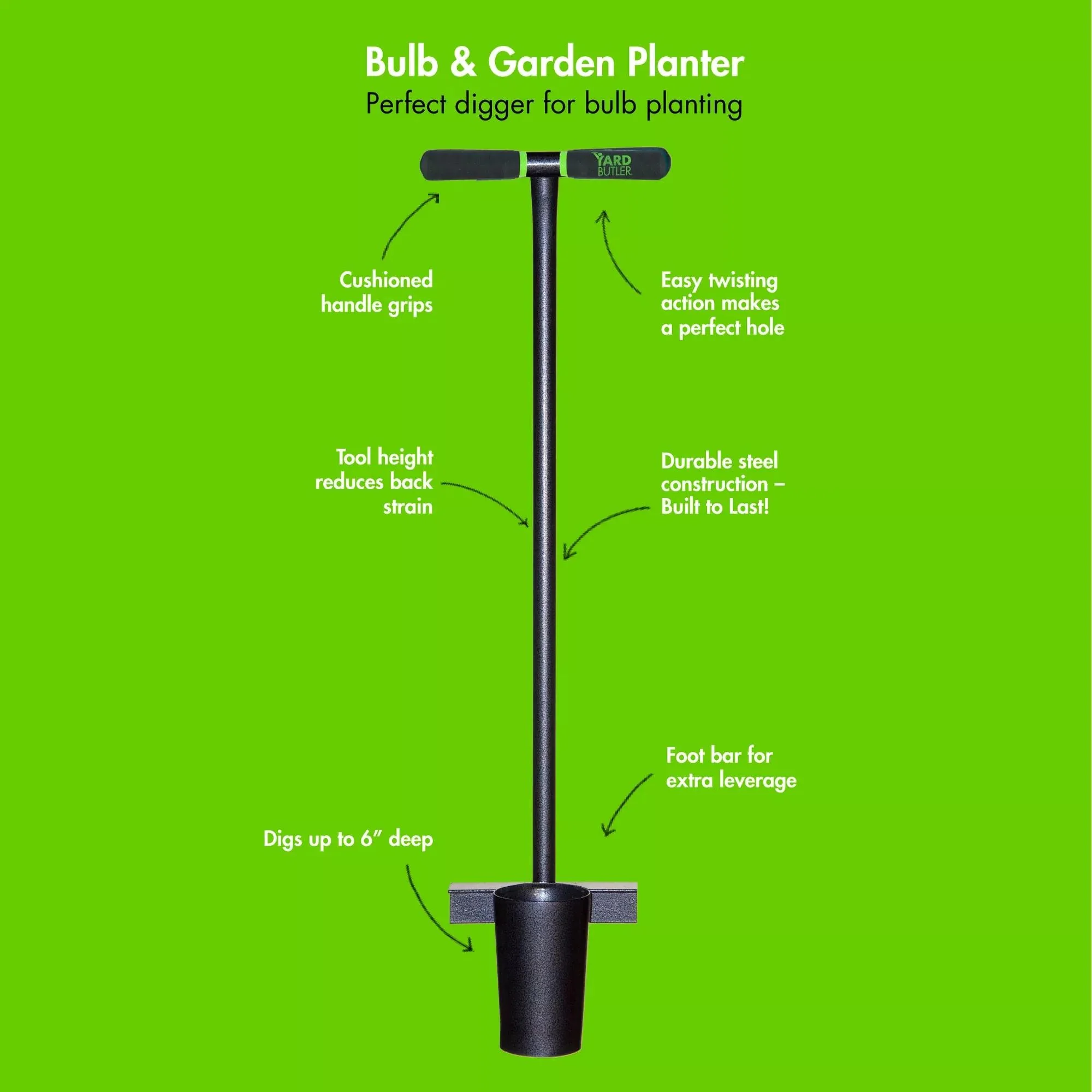 Yard Butler® Long Handled Bulb Planter