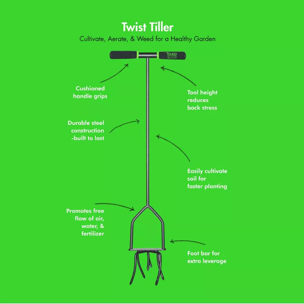 Yard Butler® Twist Tiller