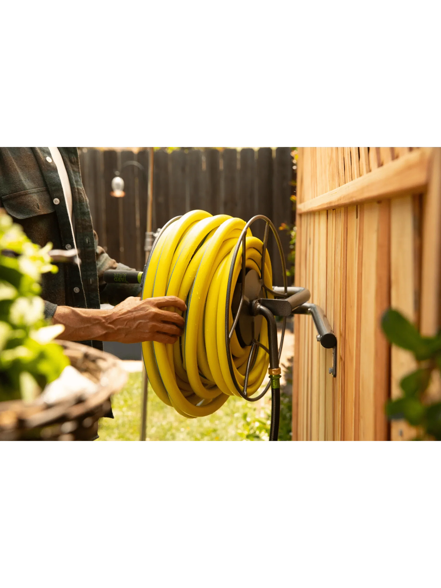 Yard Butler® Wall Mount Swivel Hose Reel