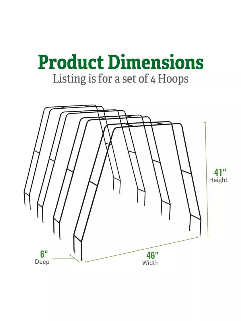 Zenith™ Garden Hoops, Set of 4