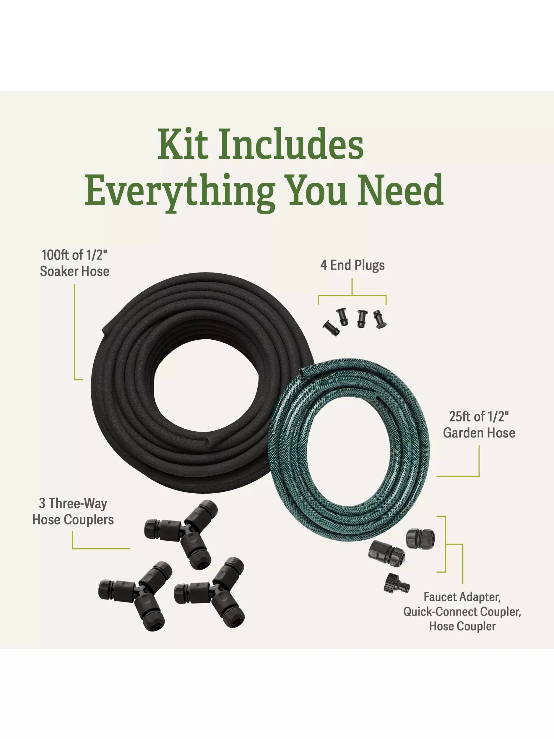 Snip-n-Drip™ Garden Row Soaker System