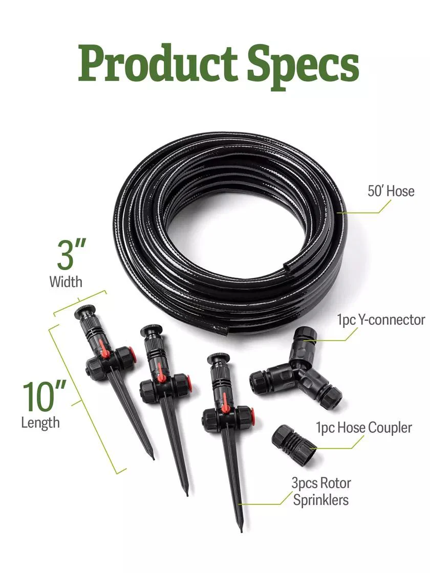 Snip-n-Spray™ Garden and Landscape Sprinkler System