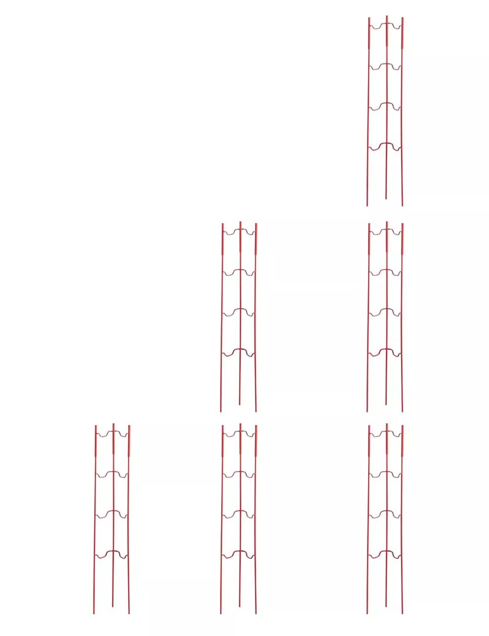 Stacking Tomato Ladders, Set of 6
