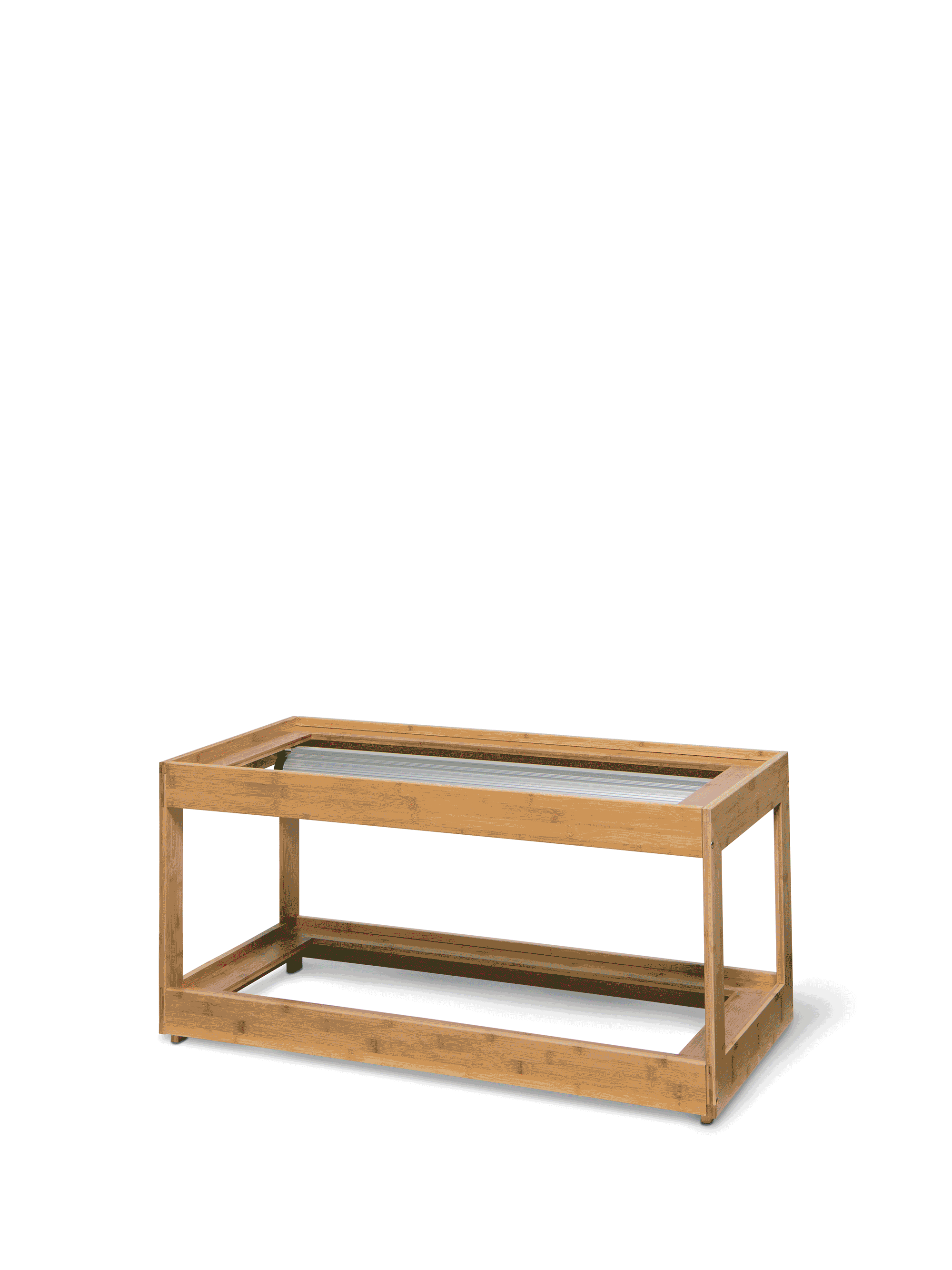 Bamboo LED Grow Light Garden for Succulents and Seeds