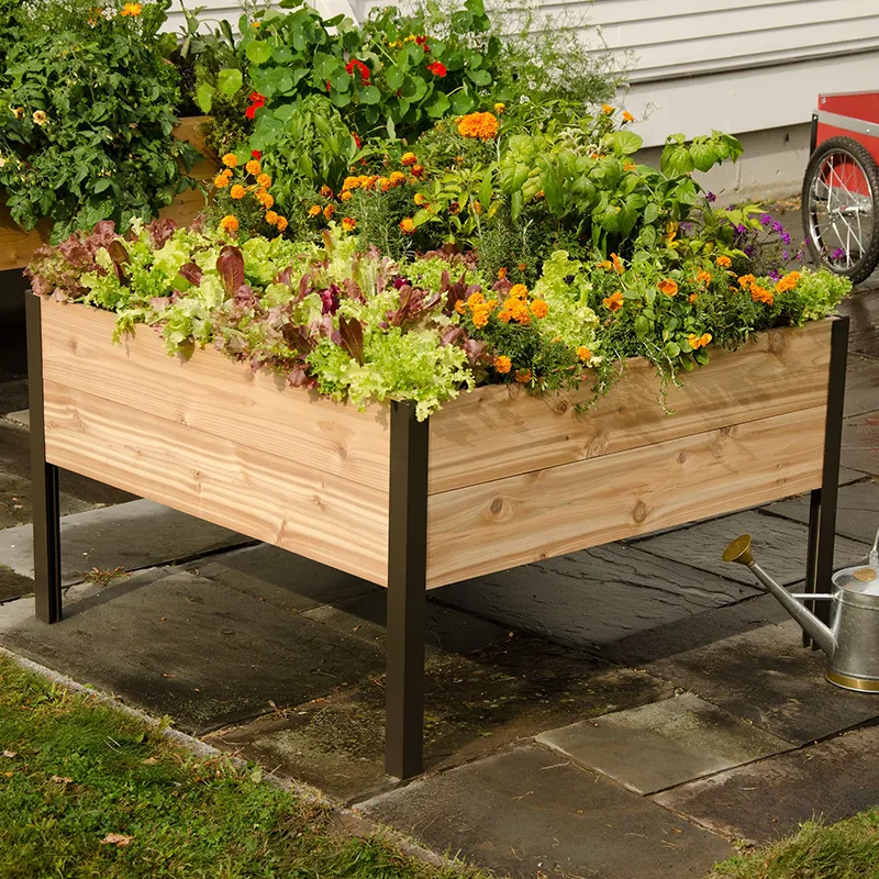 225-elevated-cedar-planter-box-4-x-4-2.webp Elevated Cedar Planter Box, 4' x 4'