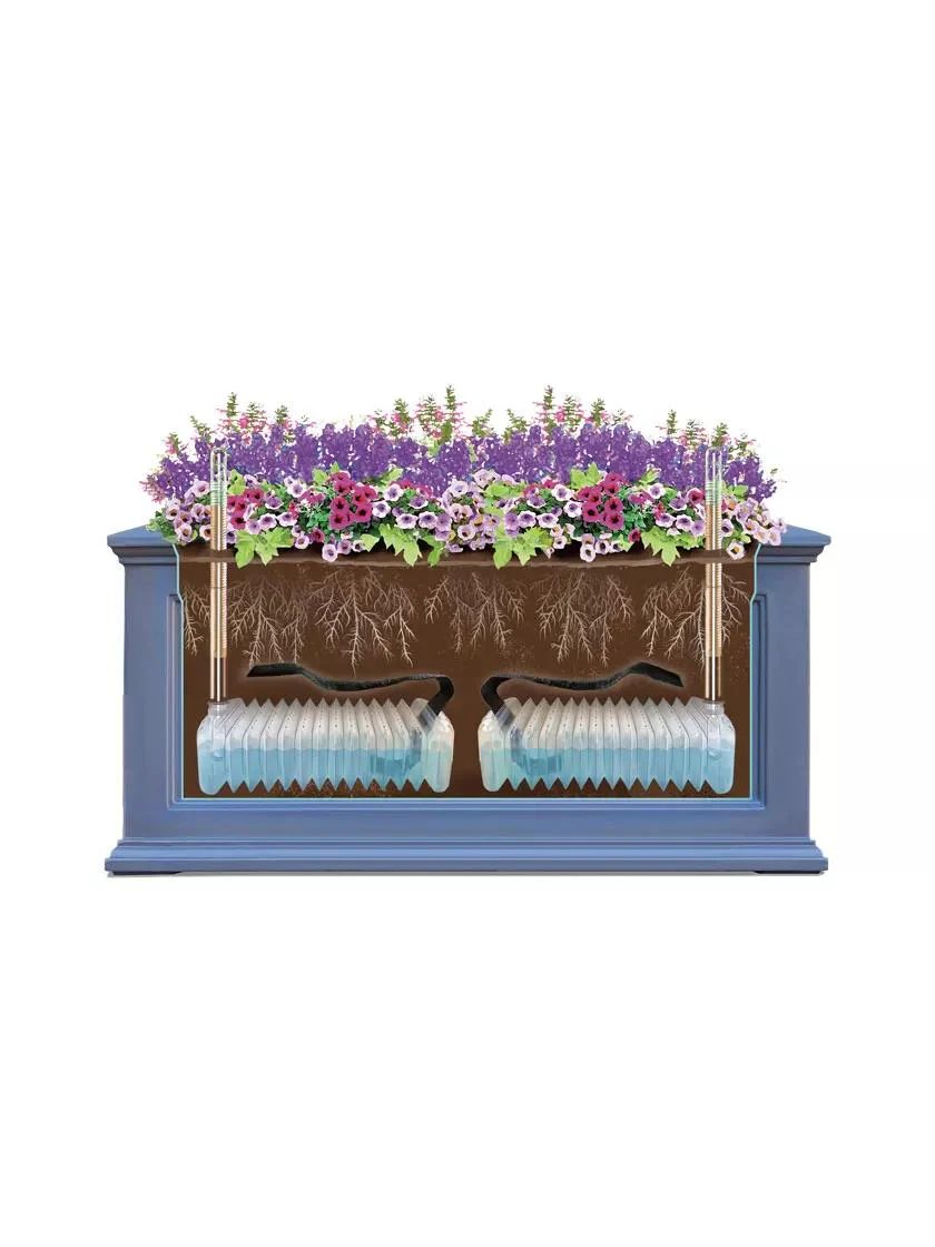 Adjustable Self-Watering Insert for Pots and Planters
