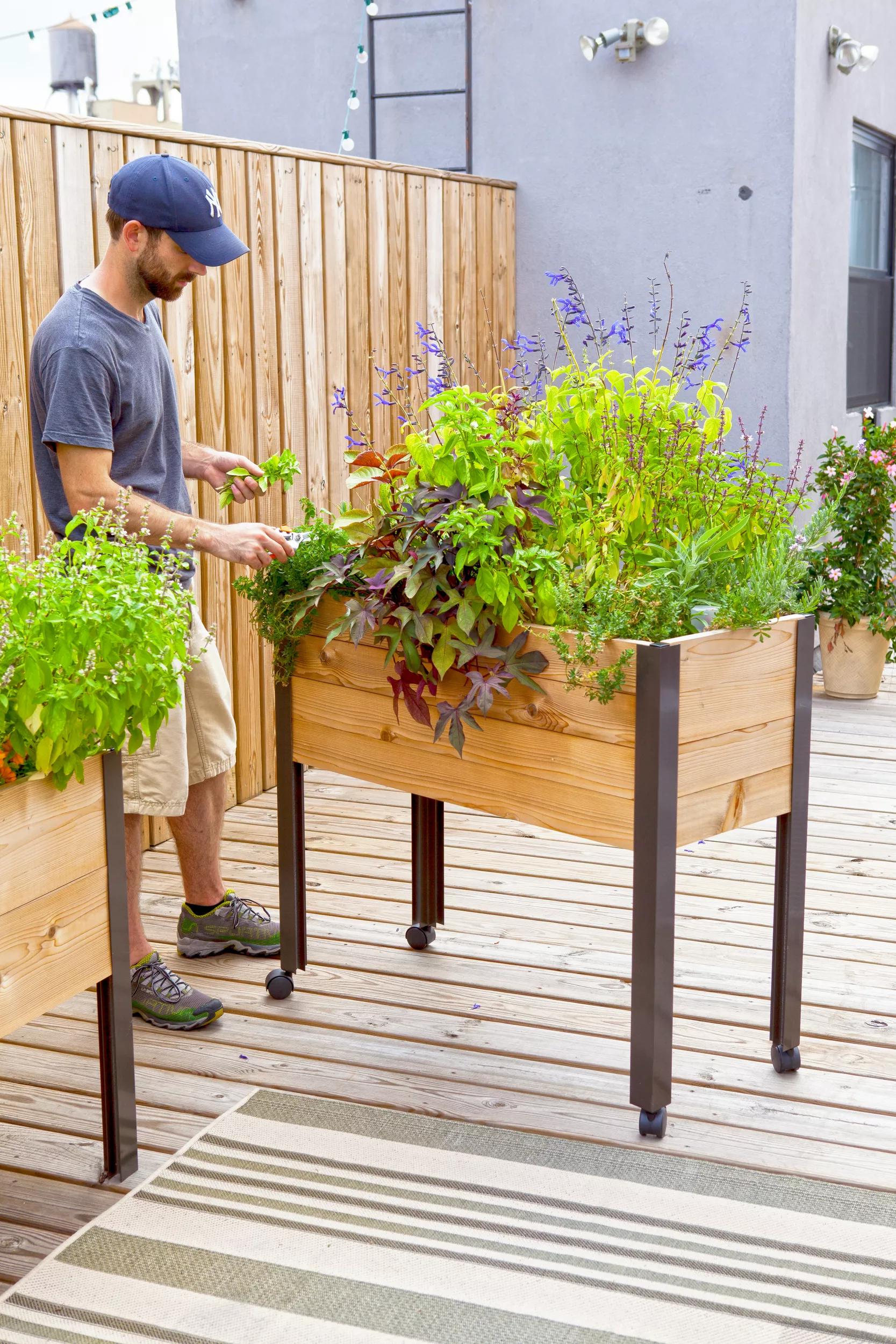 Rolling Patio Garden (13.5" D)