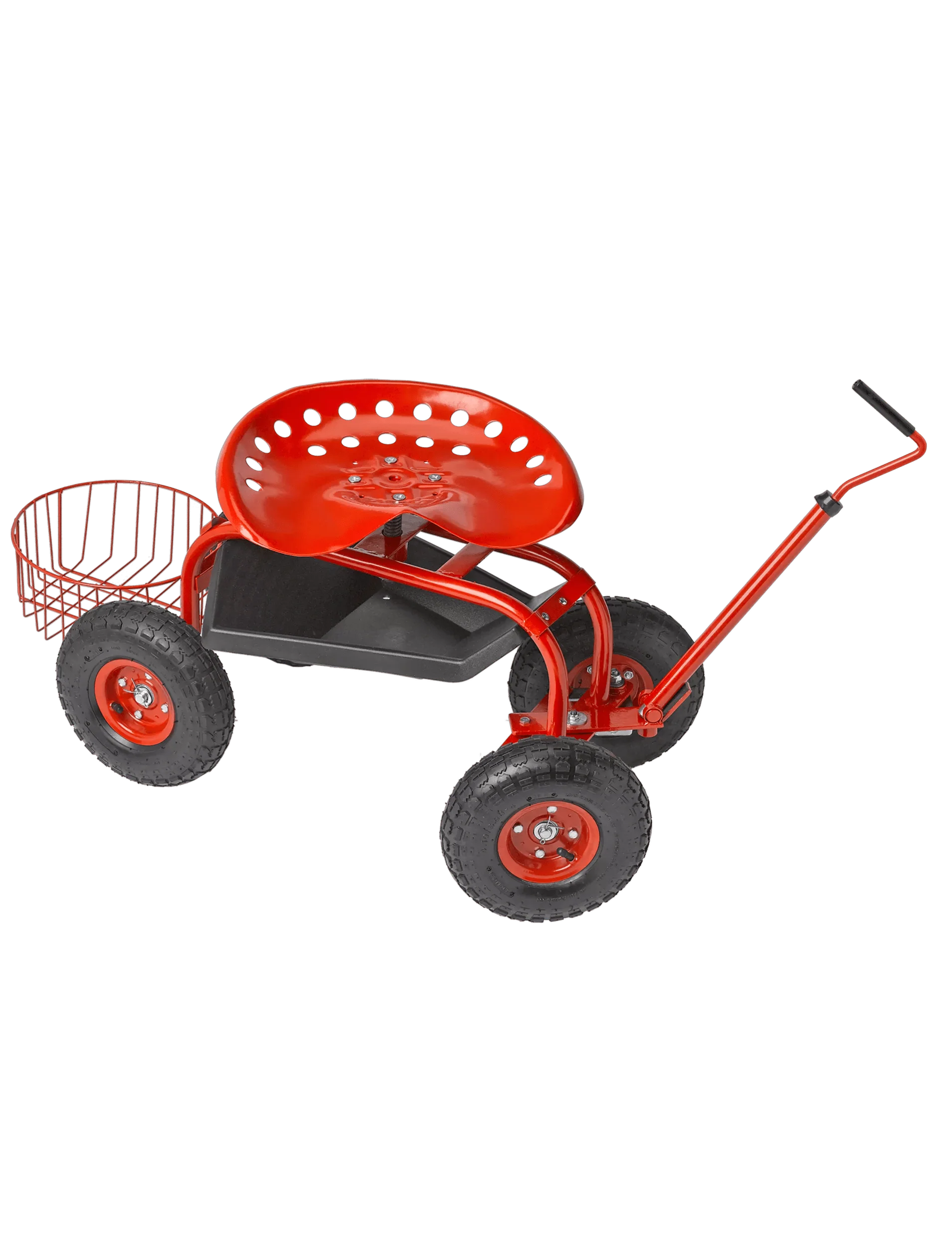 Deluxe Tractor Scoot with Bucket Basket