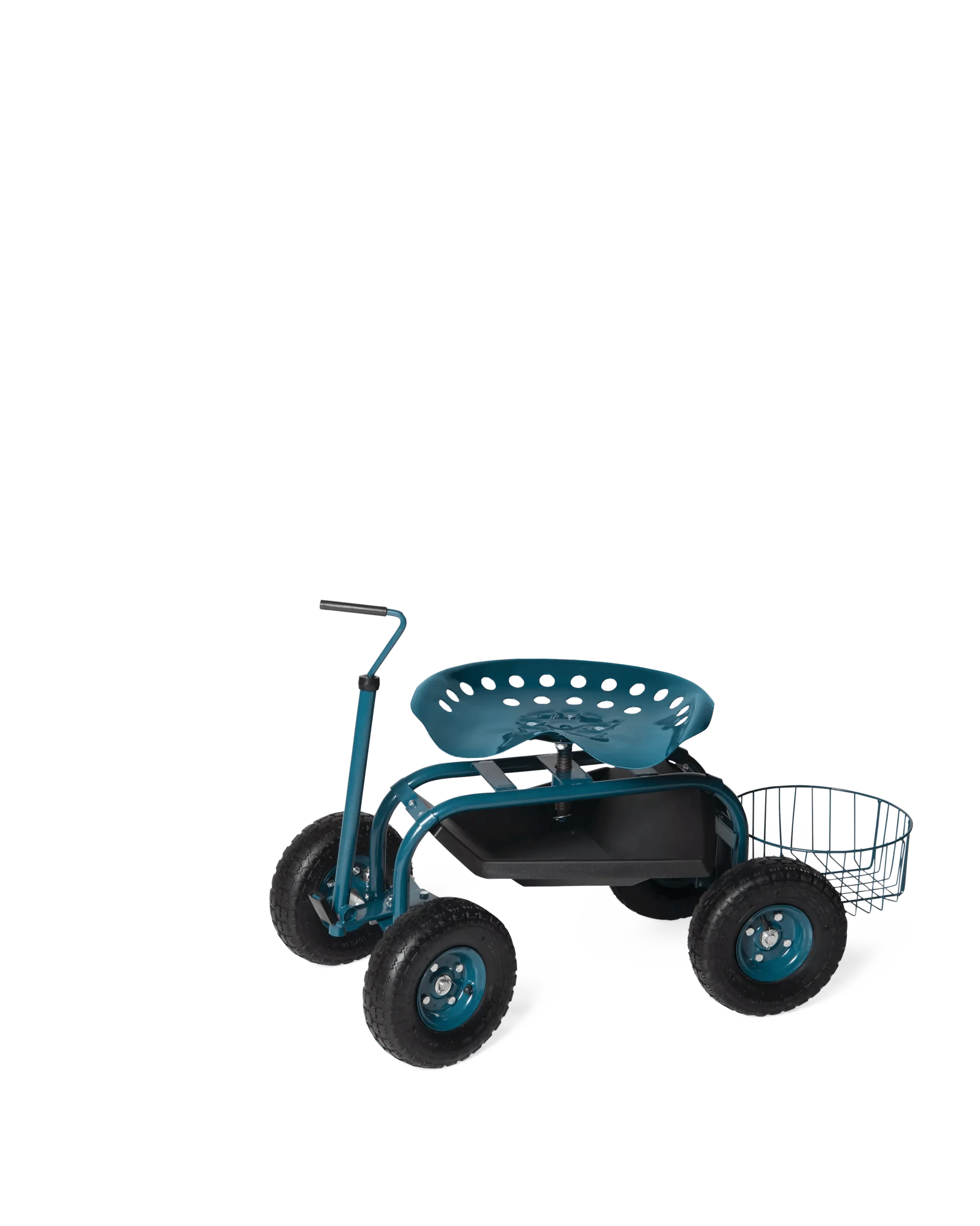 Deluxe Tractor Scoot with Bucket Basket