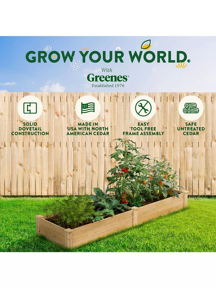 2' Cedar Raised Bed Garden Beds