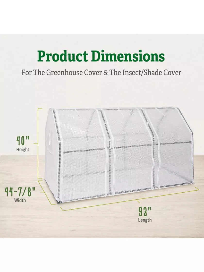 3-Season Plant Protection Tent, 4' x 8'