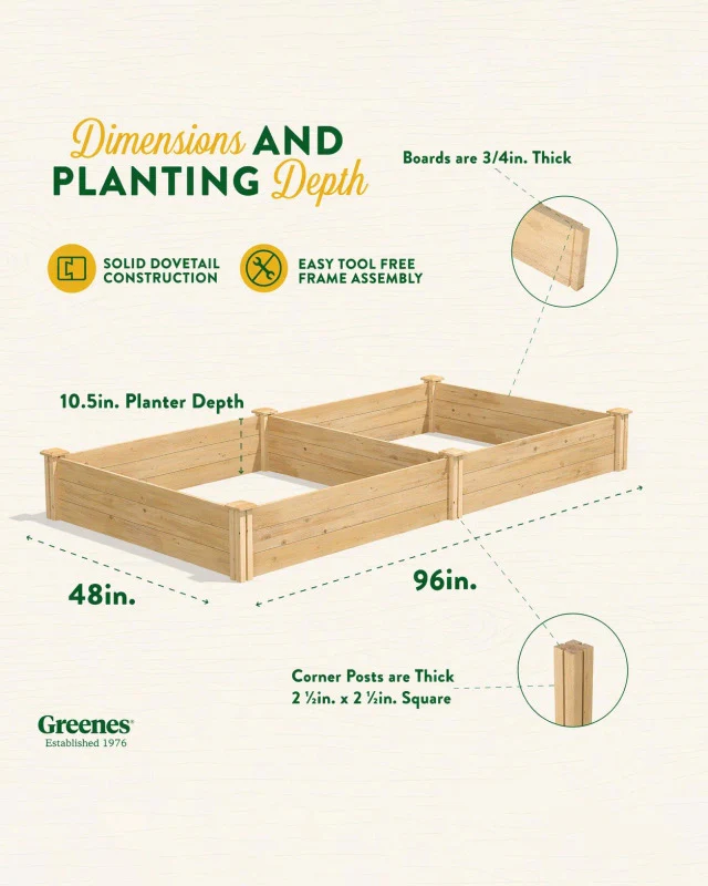 4' Cedar Raised Beds