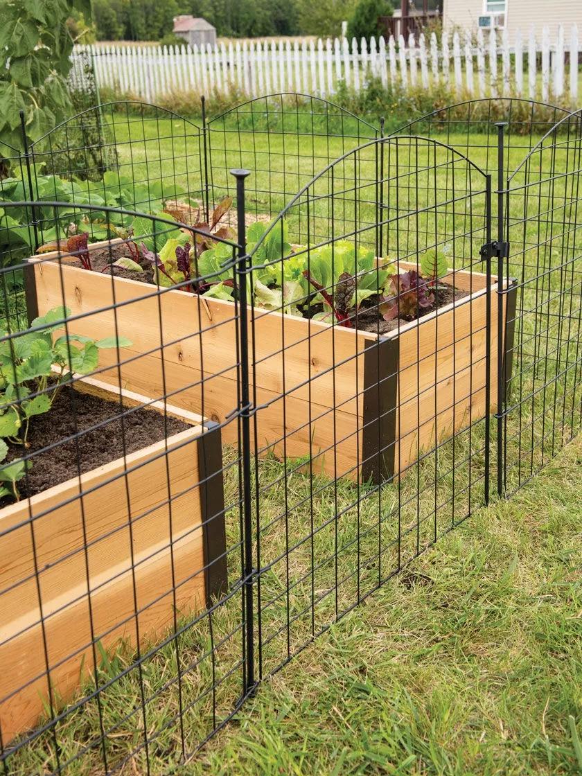 337-6-panel-critter-fence-with-gate-1.jpg 6 Panel Critter Fence with Gate