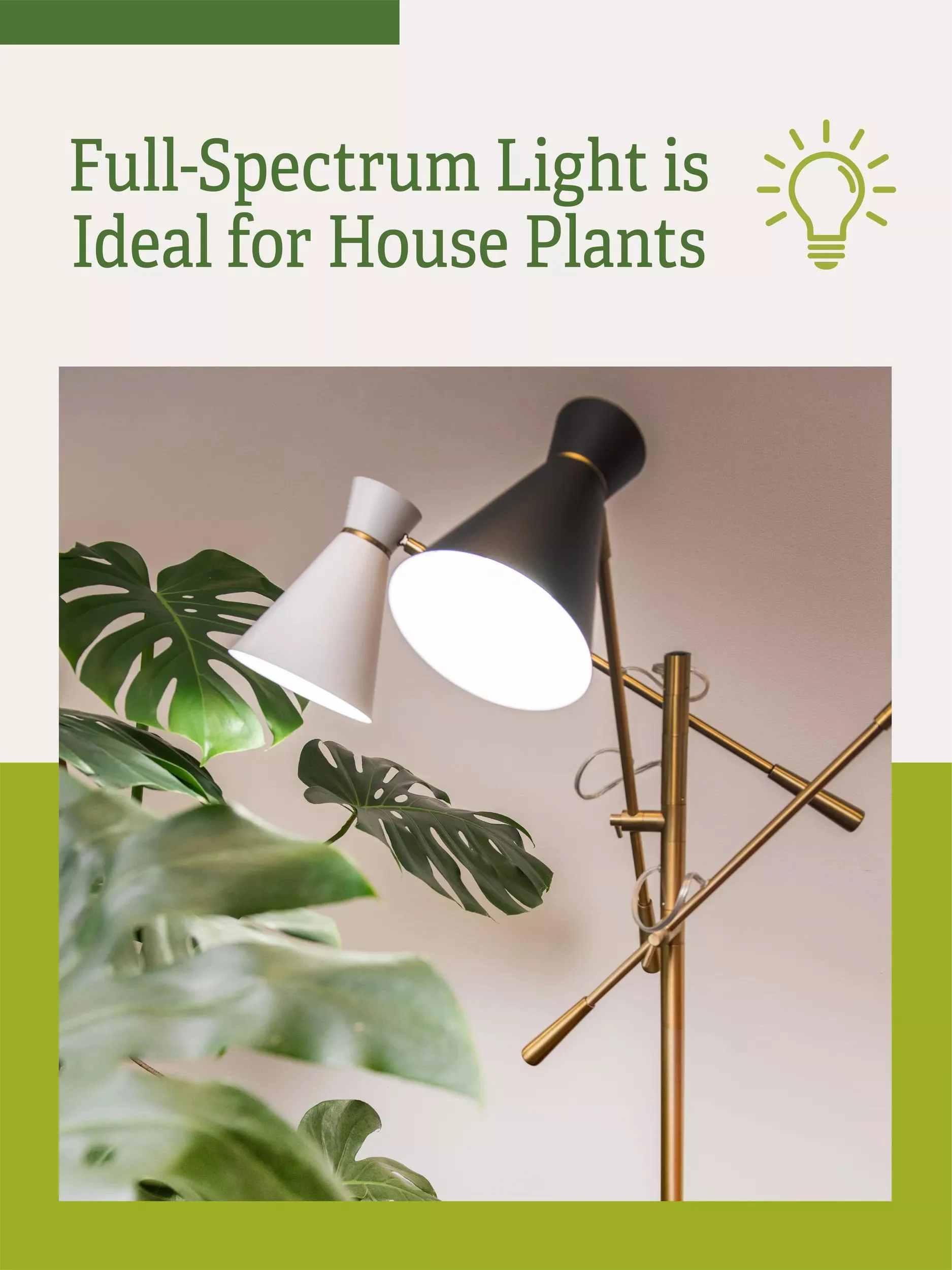 Adjustable 3-Arm Grow Lamp
