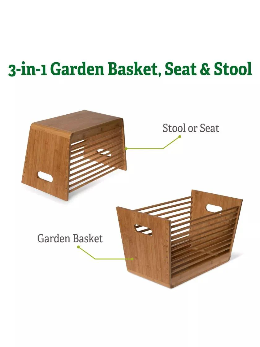 378-bamboo-garden-stool-and-basket-combo-3.webp Bamboo Garden Stool and Basket Combo
