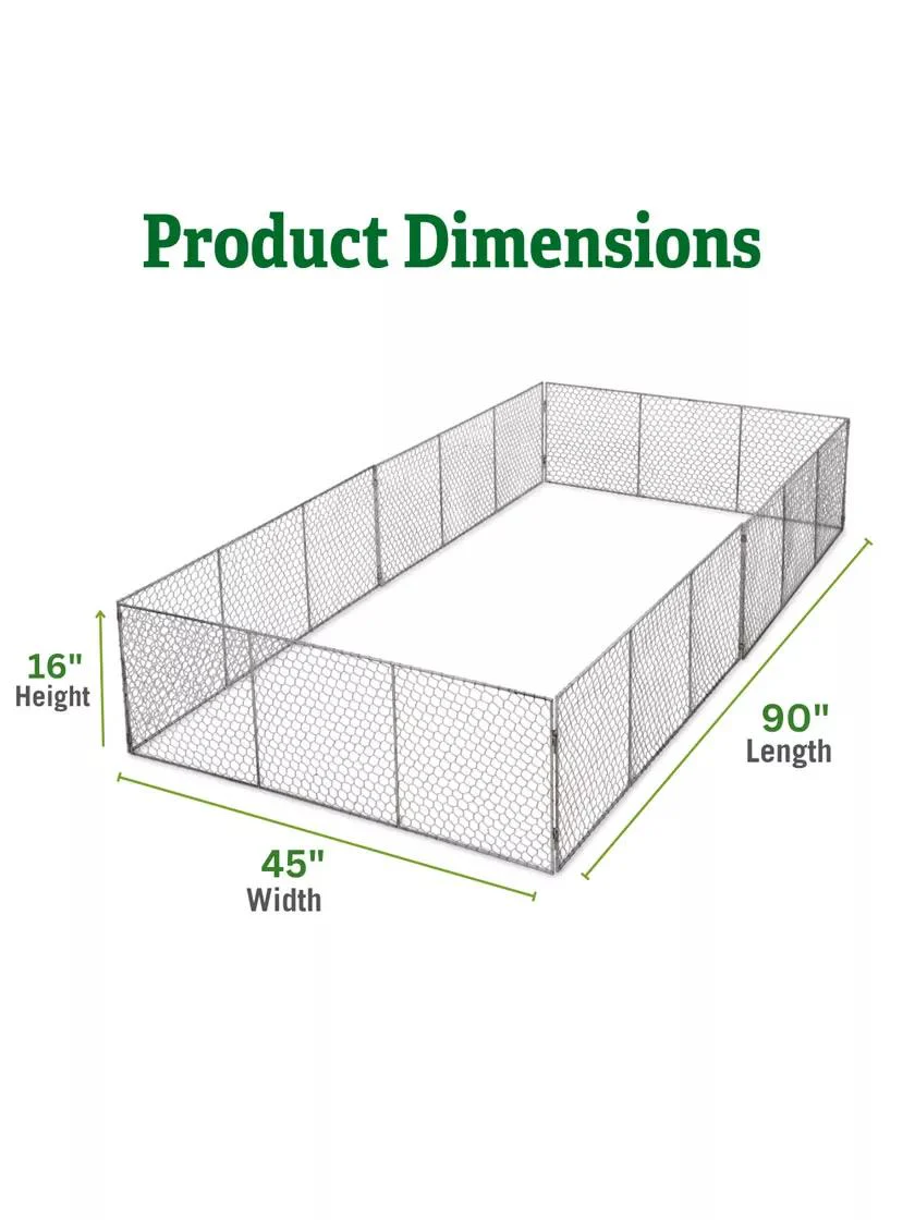 Chicken Wire Critter Fence, 16" High