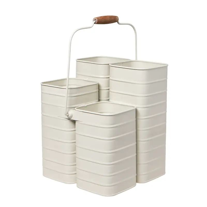 Cream Flower Caddy