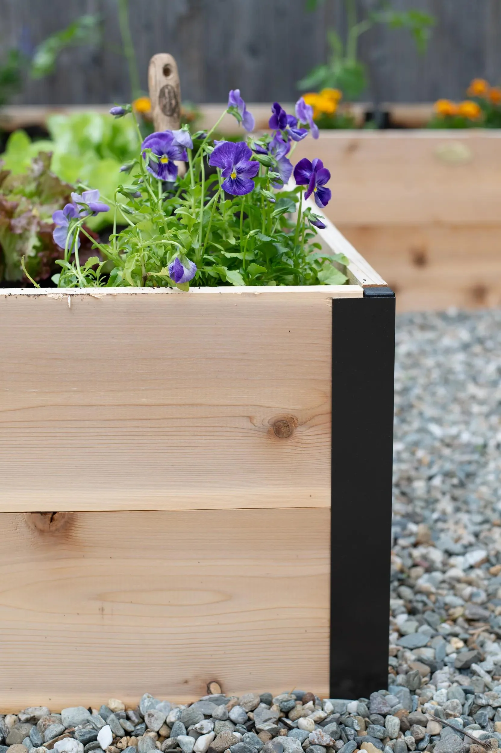 Deep Root Cedar Raised Beds, 12' Wide U-Shaped (14" D)