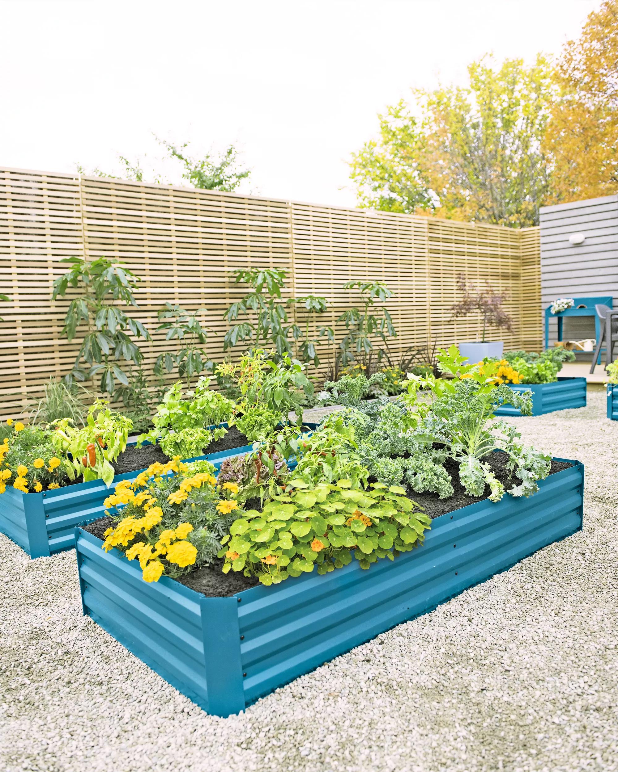 Demeter™ Corrugated Metal Raised Bed, 34" x 68" (12" D)