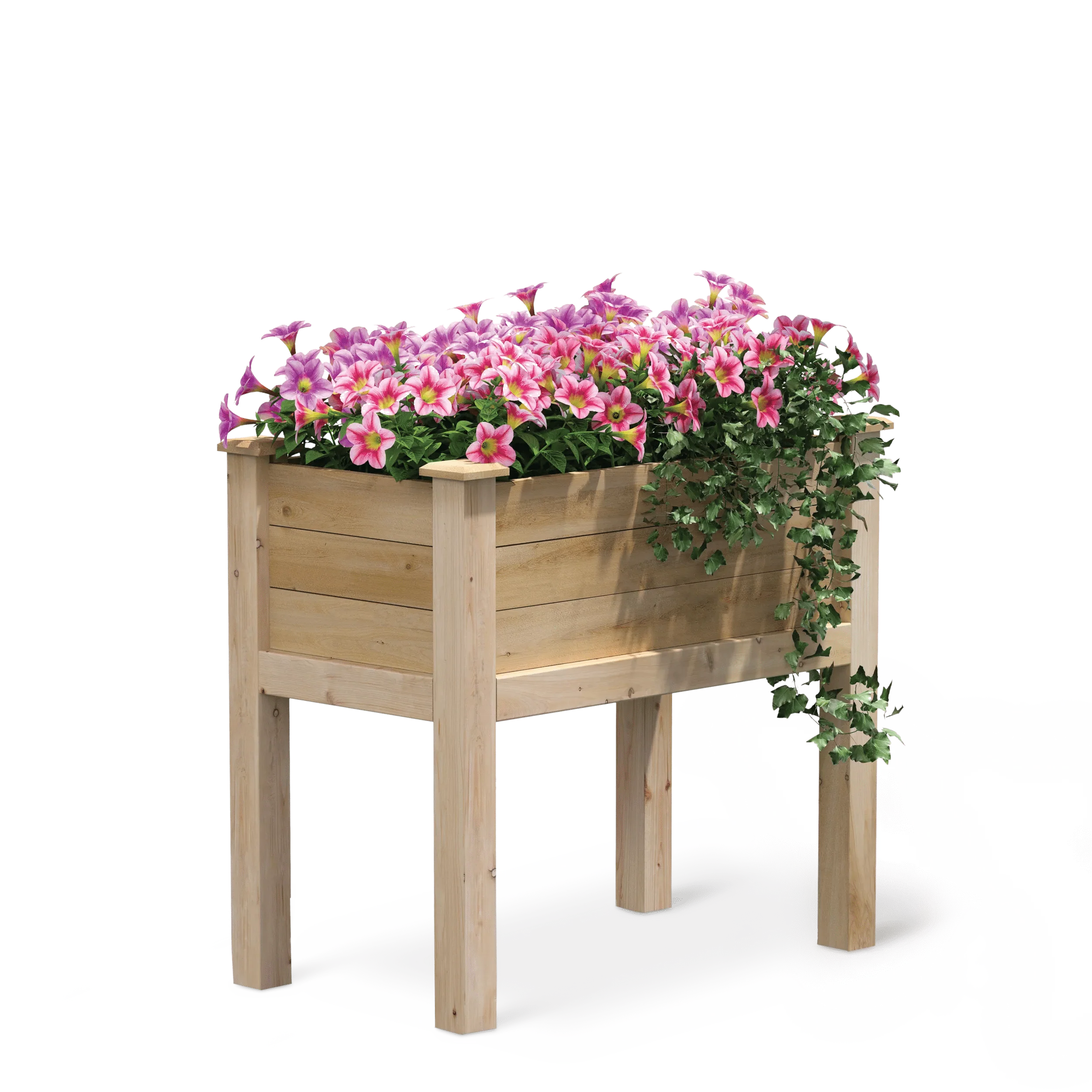 Elevated Cedar Garden Bed, 32" x 16" x 31"