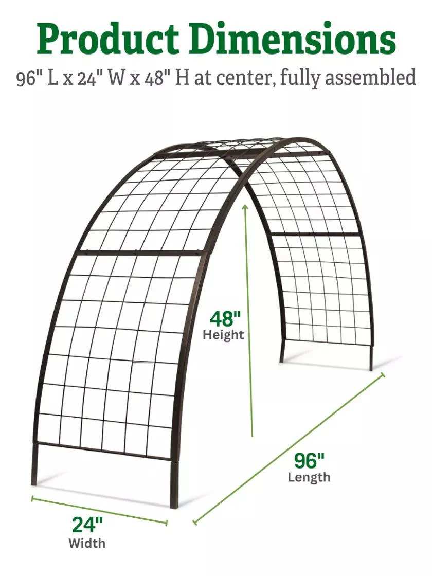 66-2-x-8-arch-trellis-for-planter-boxes-2.webp 2' x 8' Arch Trellis for Planter Boxes