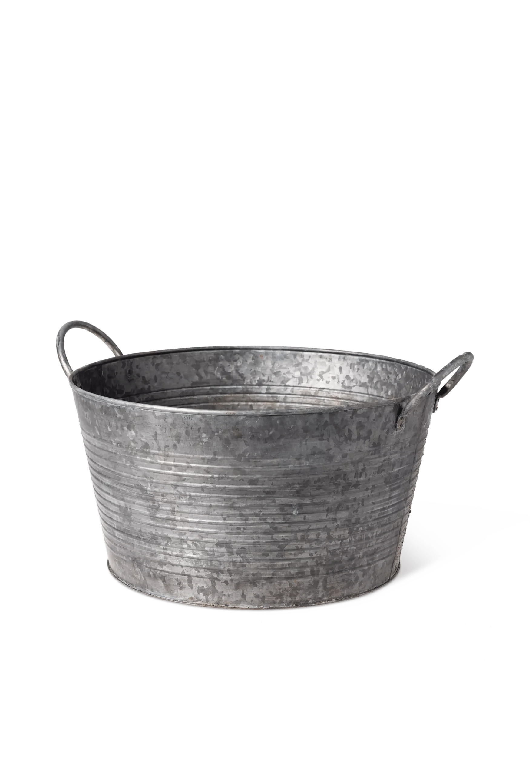 661-galvanized-wash-basin-planters-set-of-2-3.webp Galvanized Wash Basin Planters, Set of 2