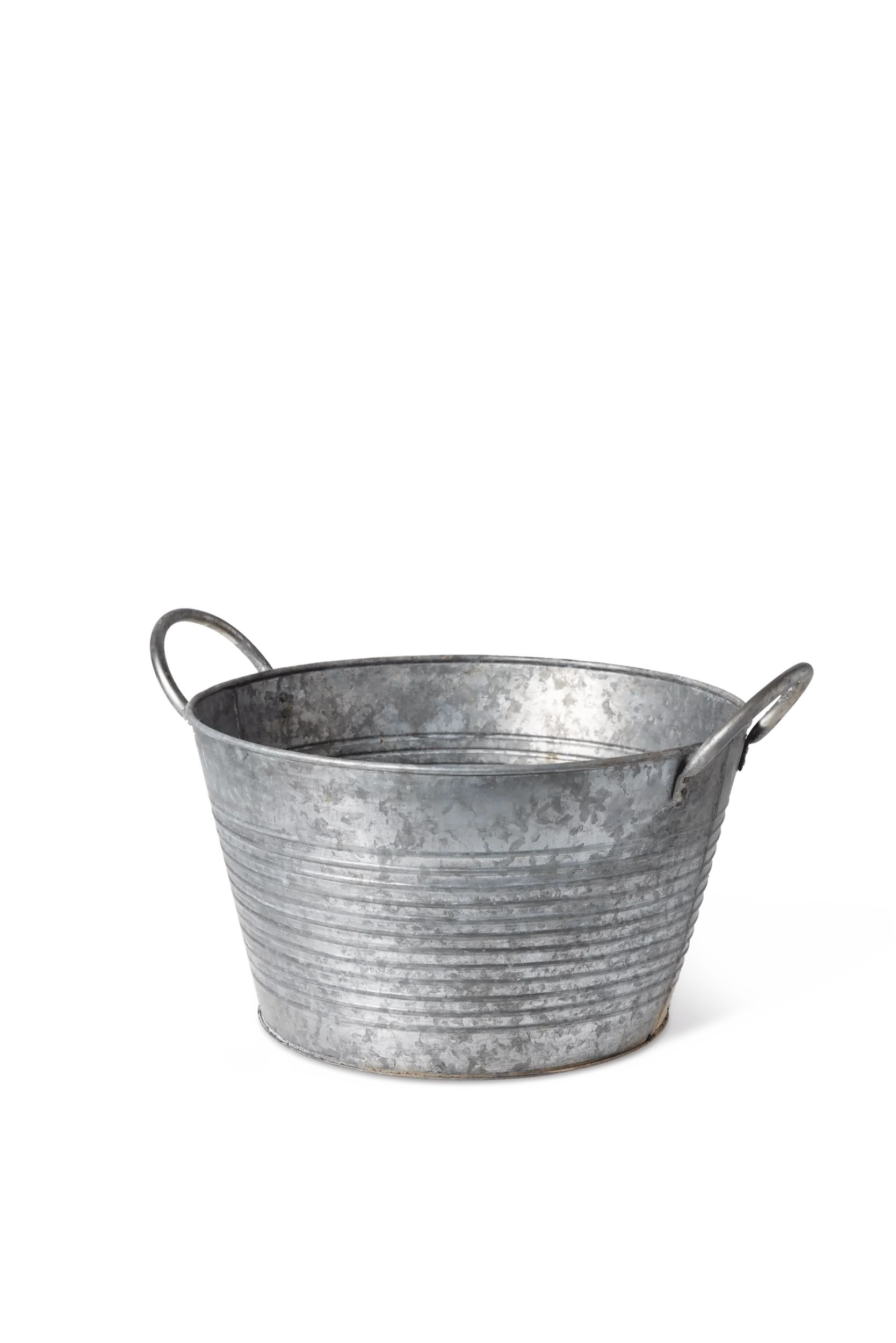 661-galvanized-wash-basin-planters-set-of-2-4.webp Galvanized Wash Basin Planters, Set of 2