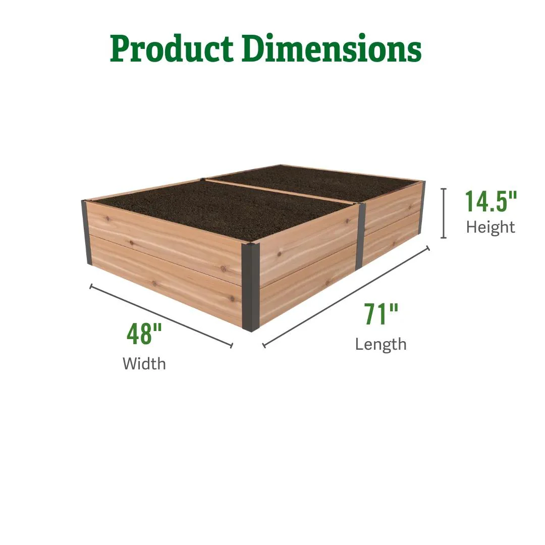 69-deep-roottm-cedar-raised-beds-4-wide-14.5-d-6.webp Deep Root™ Cedar Raised Beds, 4' Wide (14.5" D)