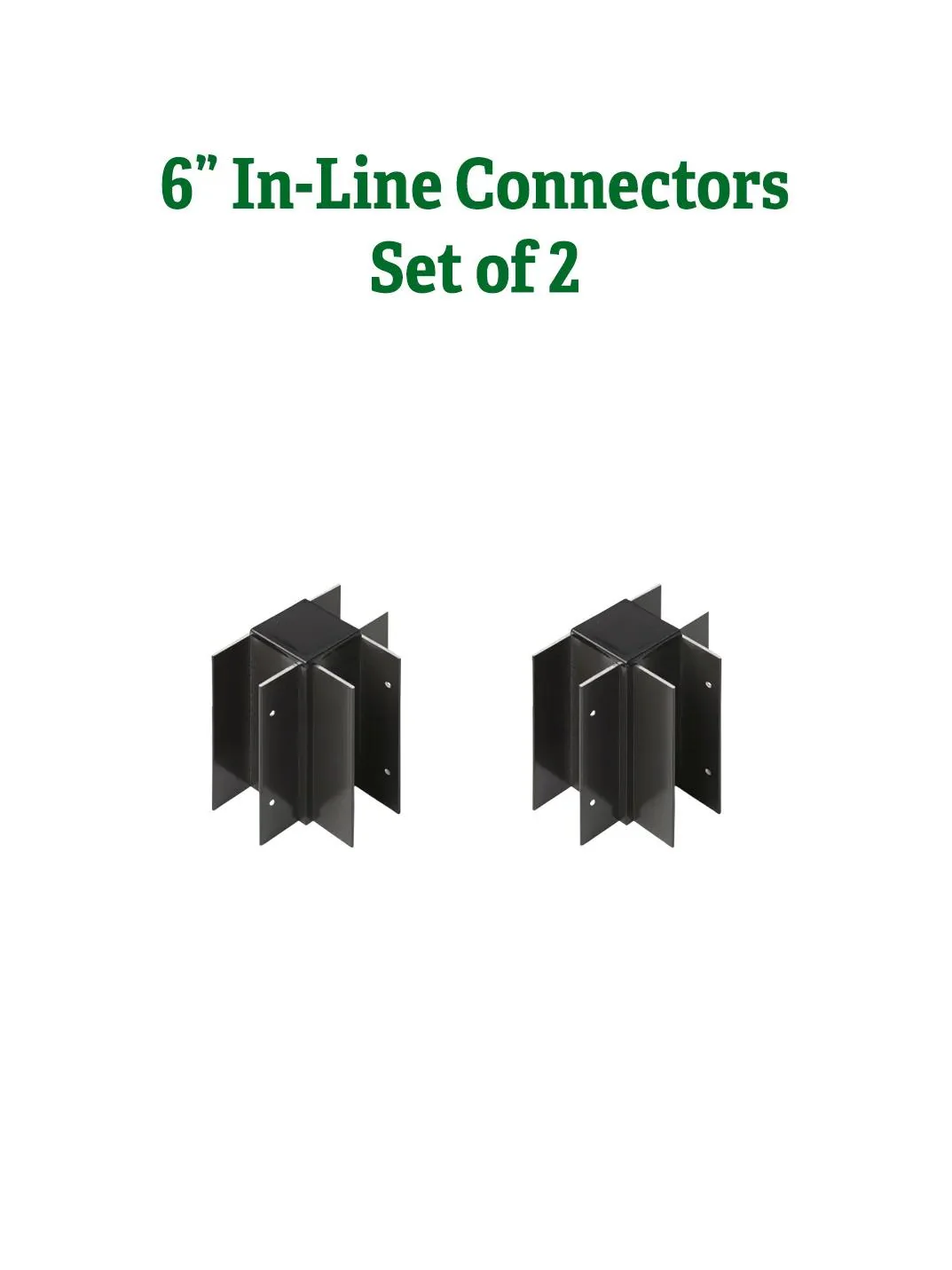 1" Lifetime™ In-Line Connectors, Set of 2