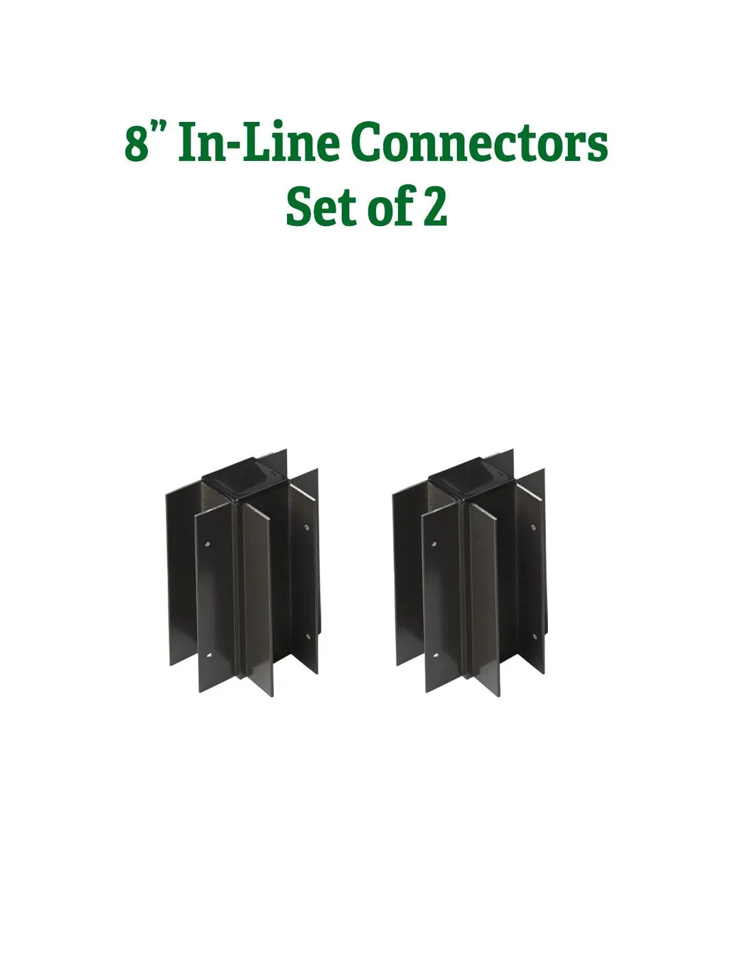 1" Lifetime™ In-Line Connectors, Set of 2