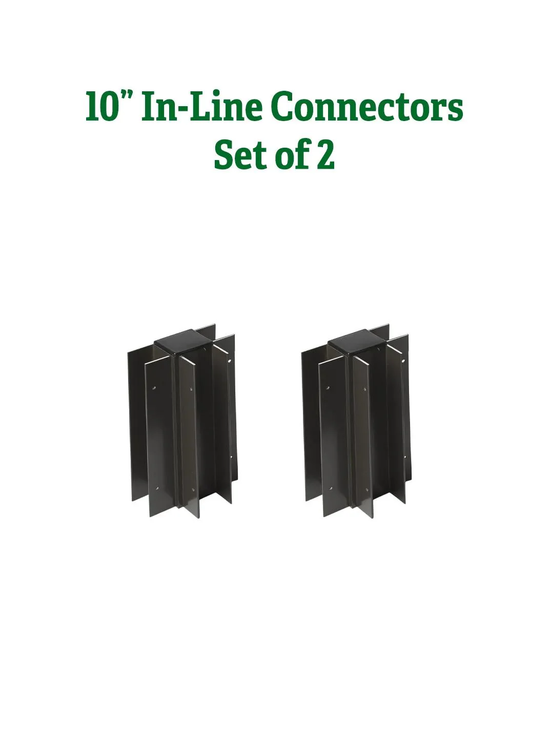 1" Lifetime™ In-Line Connectors, Set of 2