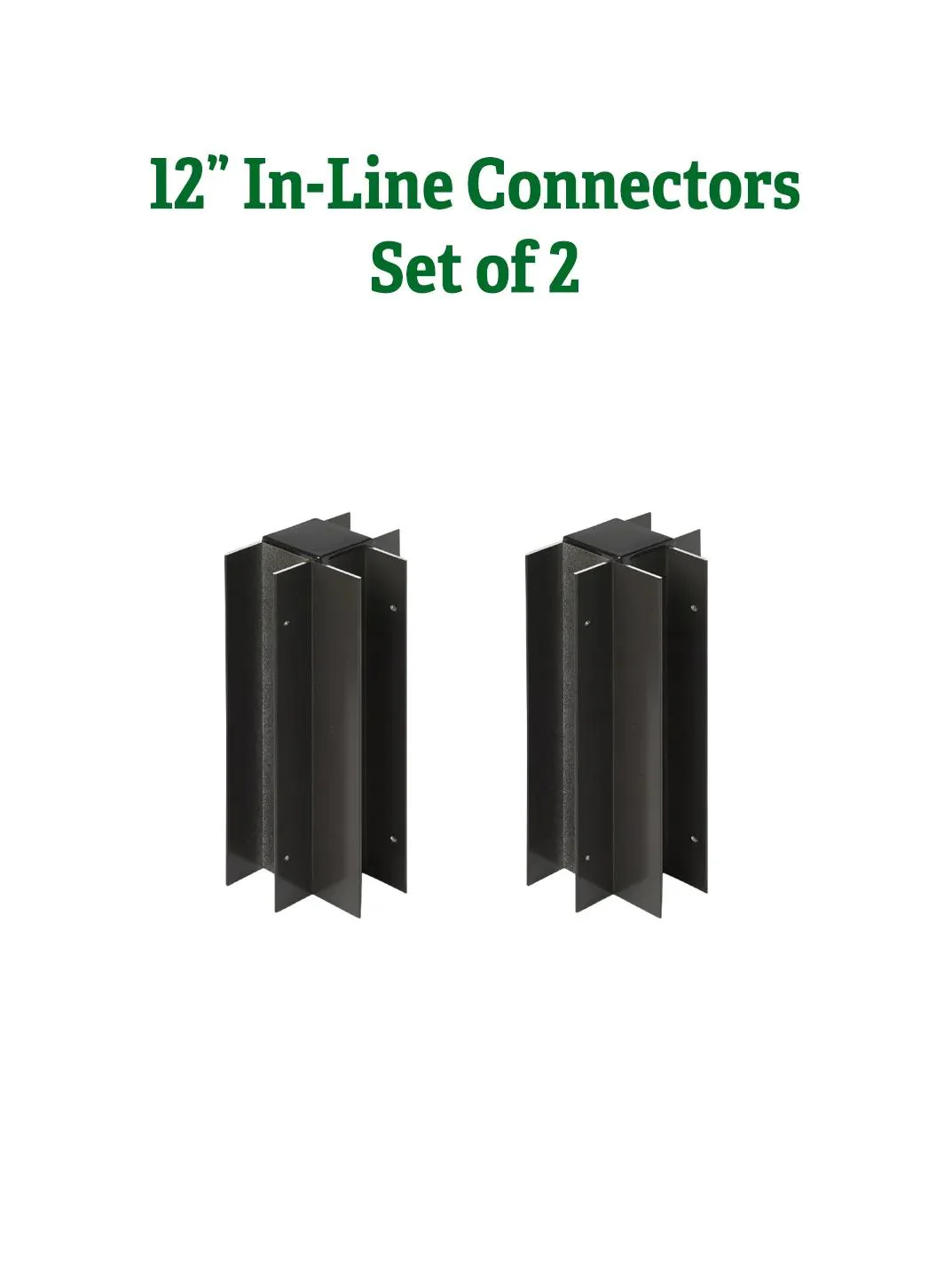1" Lifetime™ In-Line Connectors, Set of 2
