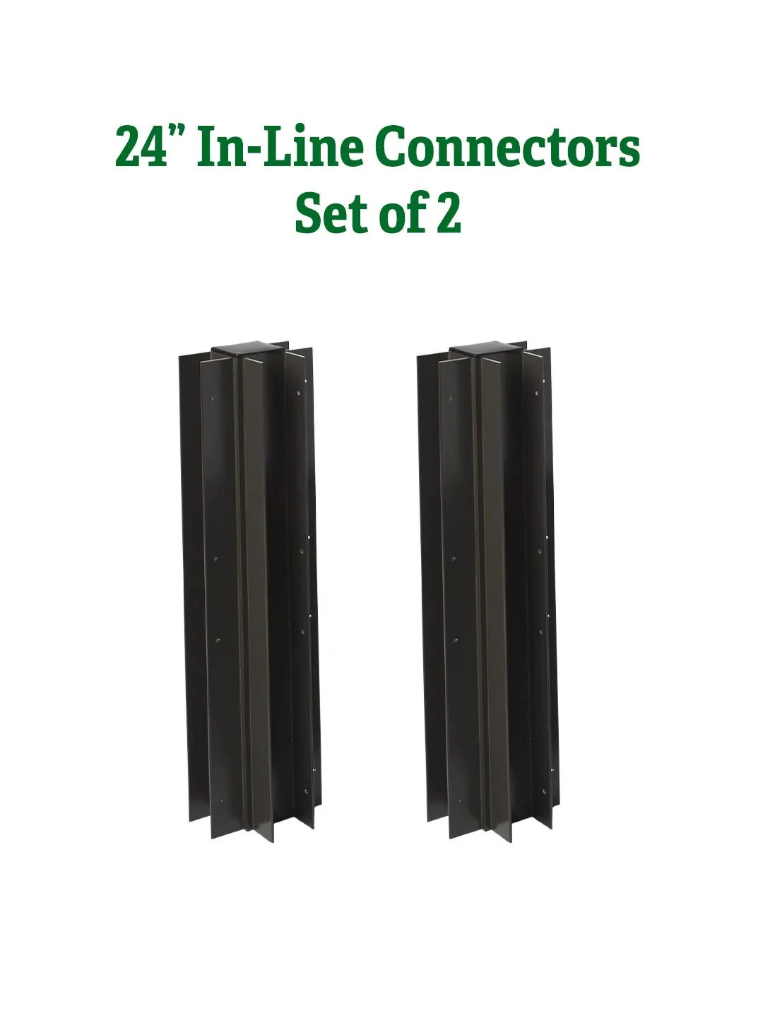 1" Lifetime™ In-Line Connectors, Set of 2