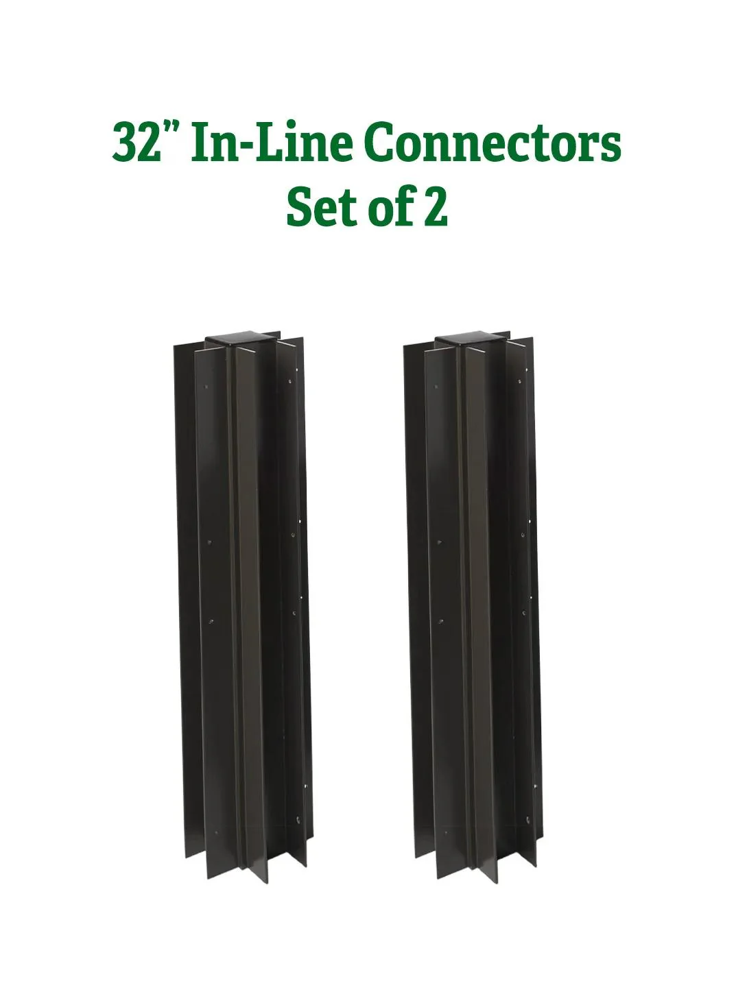 1" Lifetime™ In-Line Connectors, Set of 2