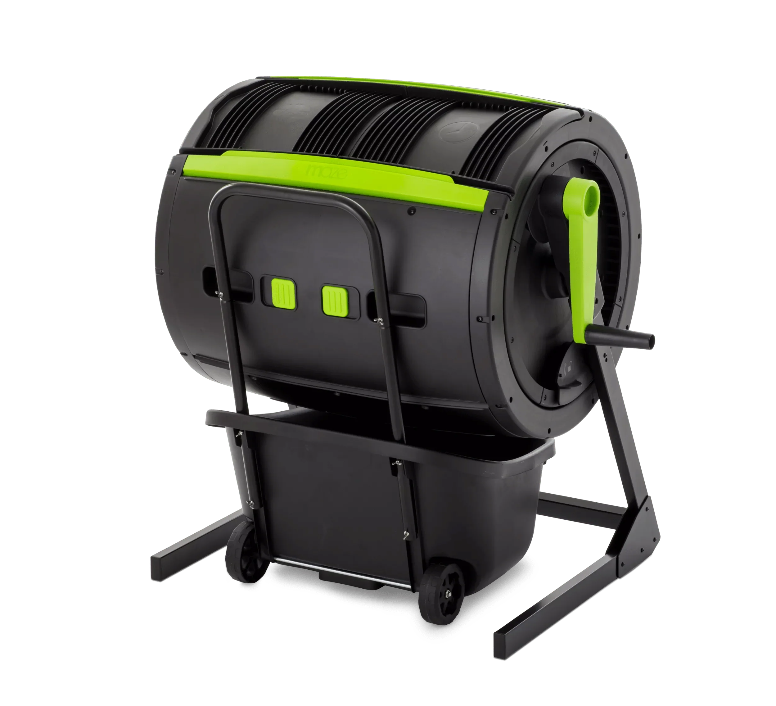 Maze 65 Gallon Compost Tumbler & Cart Combo