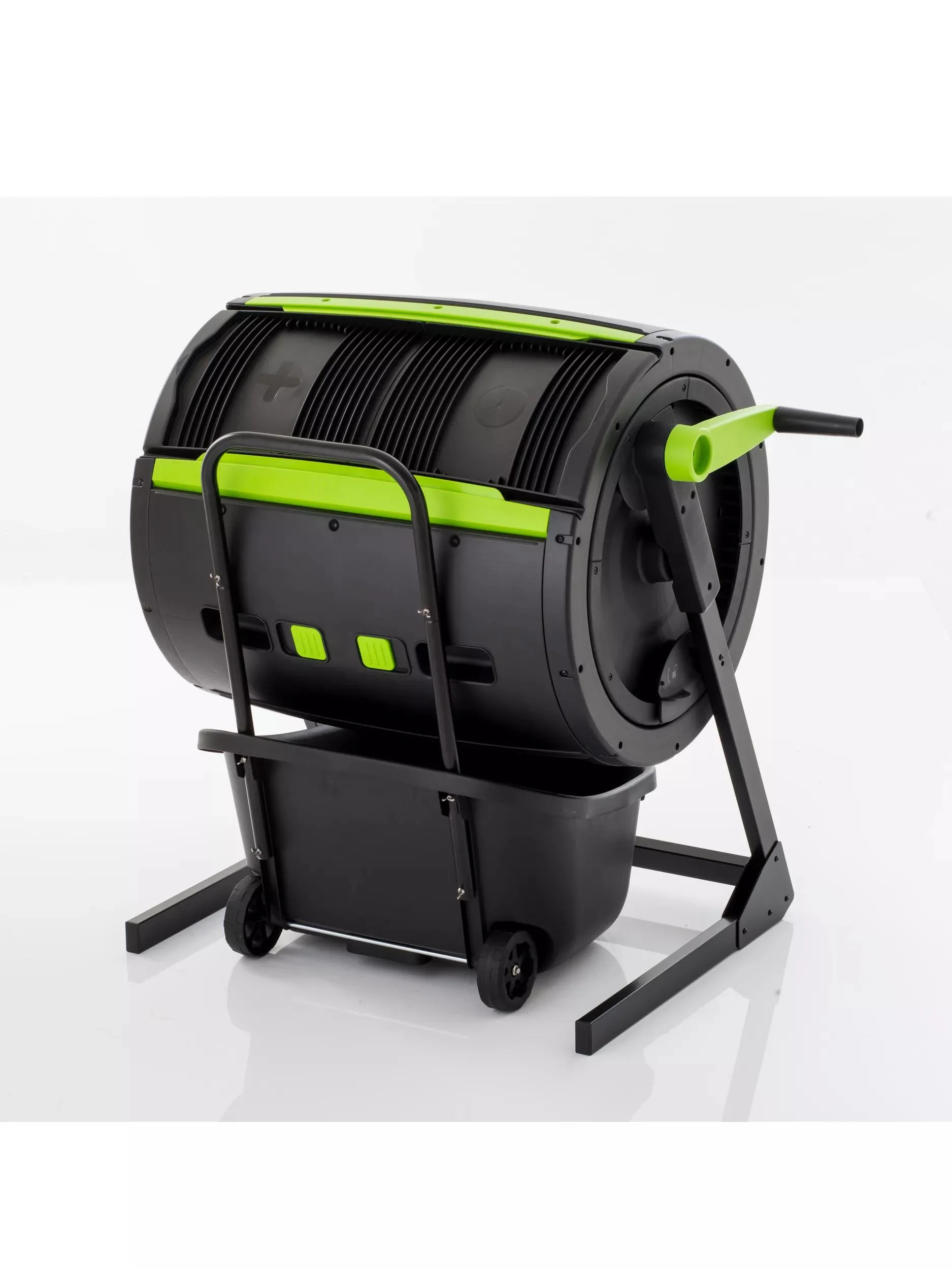 Maze 65 Gallon Composter with Easy Turn Kit & Cart Combo