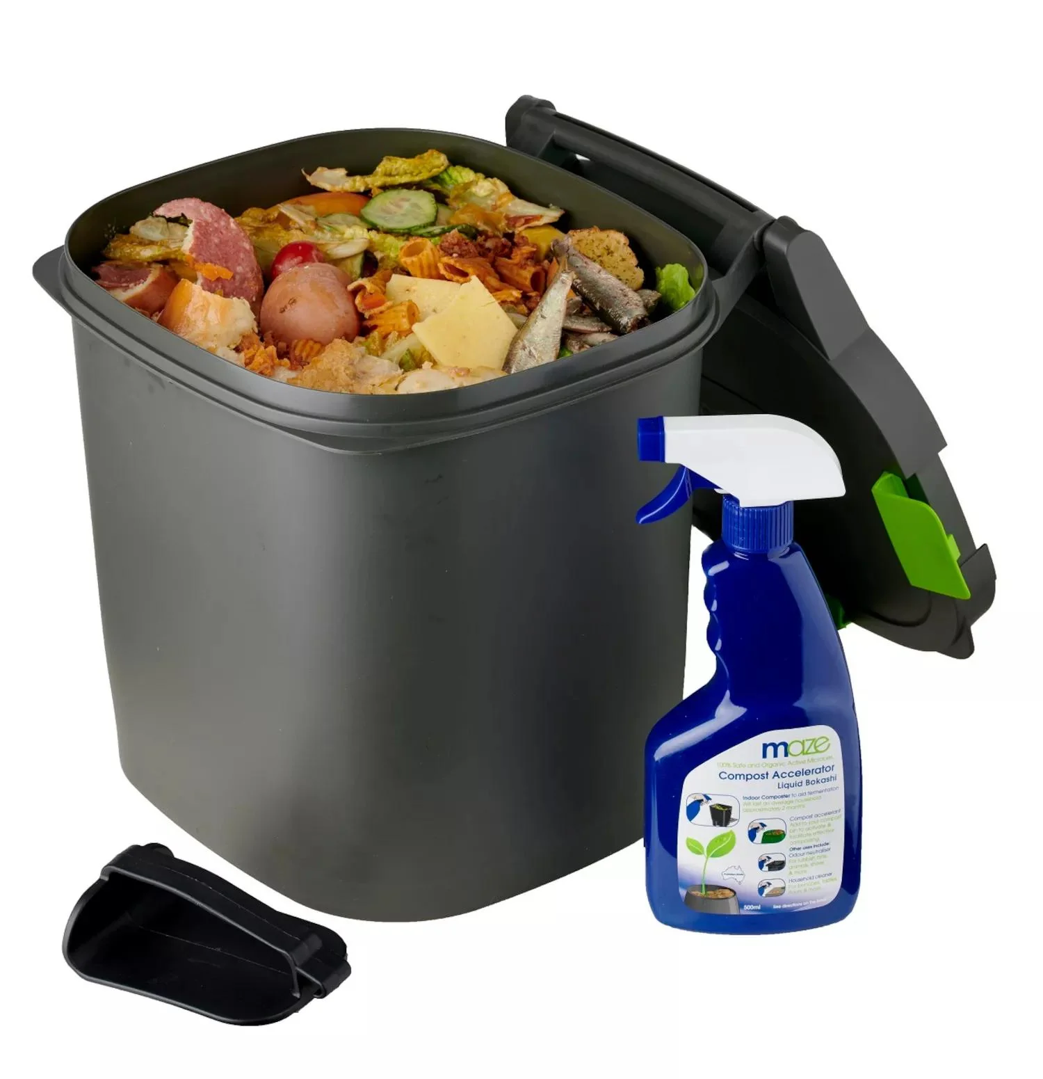 860-maze-airtight-bokashi-composter-kit-14-liter-1.webp Maze Airtight Bokashi Composter Kit, 14 liter