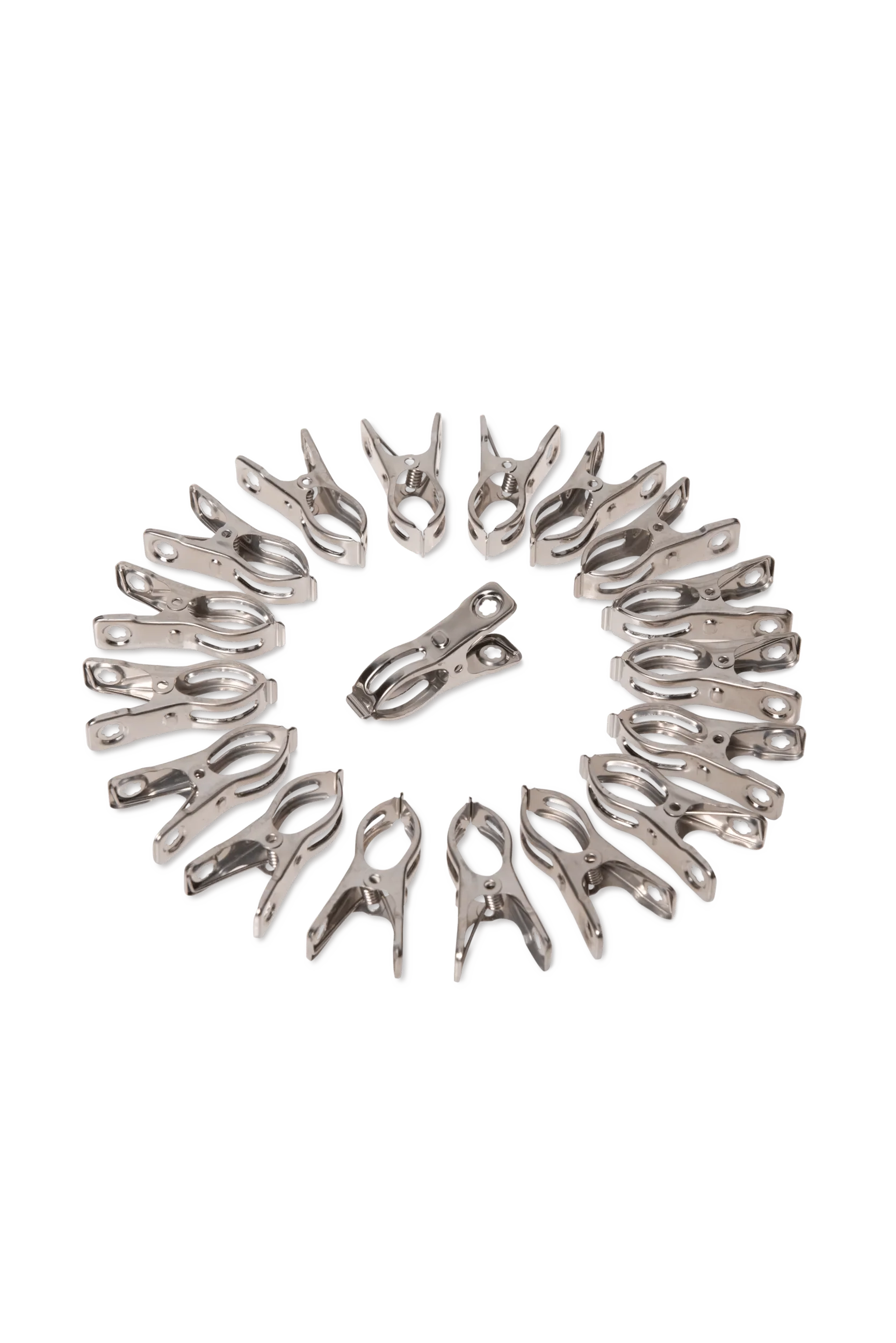 Metal Medium Garden Clips 2.25", Set of 18