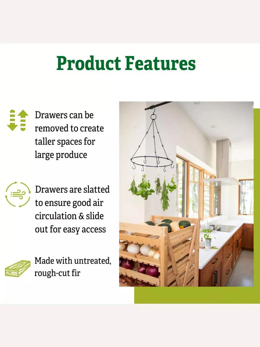Orchard Rack, 6 Drawer
